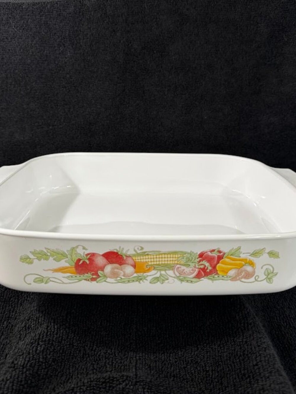 Vintage Corning Ware Garden Harvest 4 Qt Baking Roasting Dish A-21-B-N
